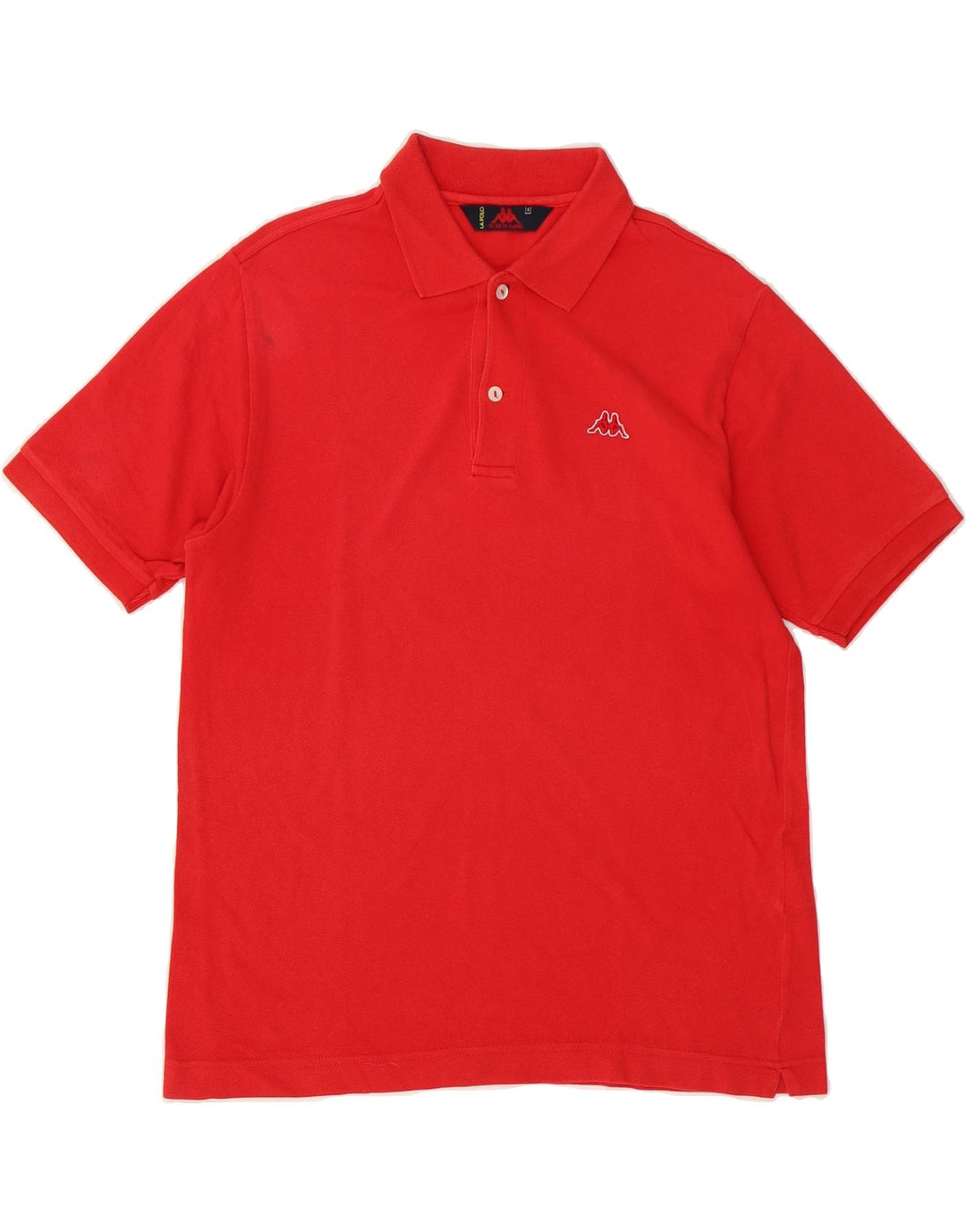 KAPPA Mens Polo Shirt Small Red Cotton Vintage Kappa and Second-Hand Kappa from Messina Hembry 
