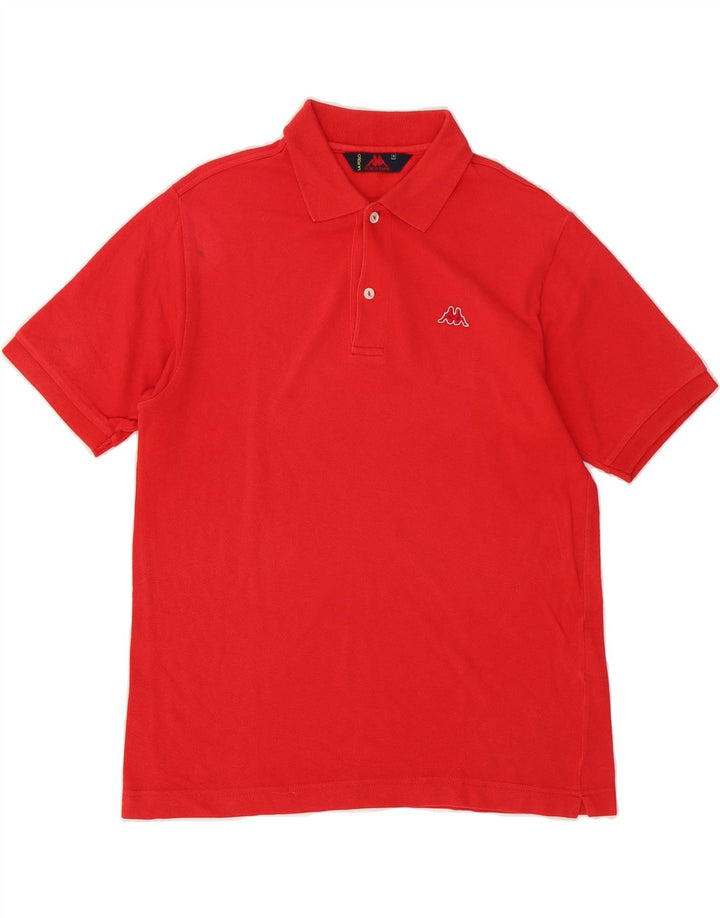 KAPPA Mens Polo Shirt Small Red Cotton Vintage Kappa and Second-Hand Kappa from Messina Hembry 