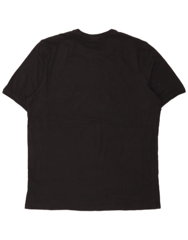 Camiseta masculina Adidas grande algodão preto