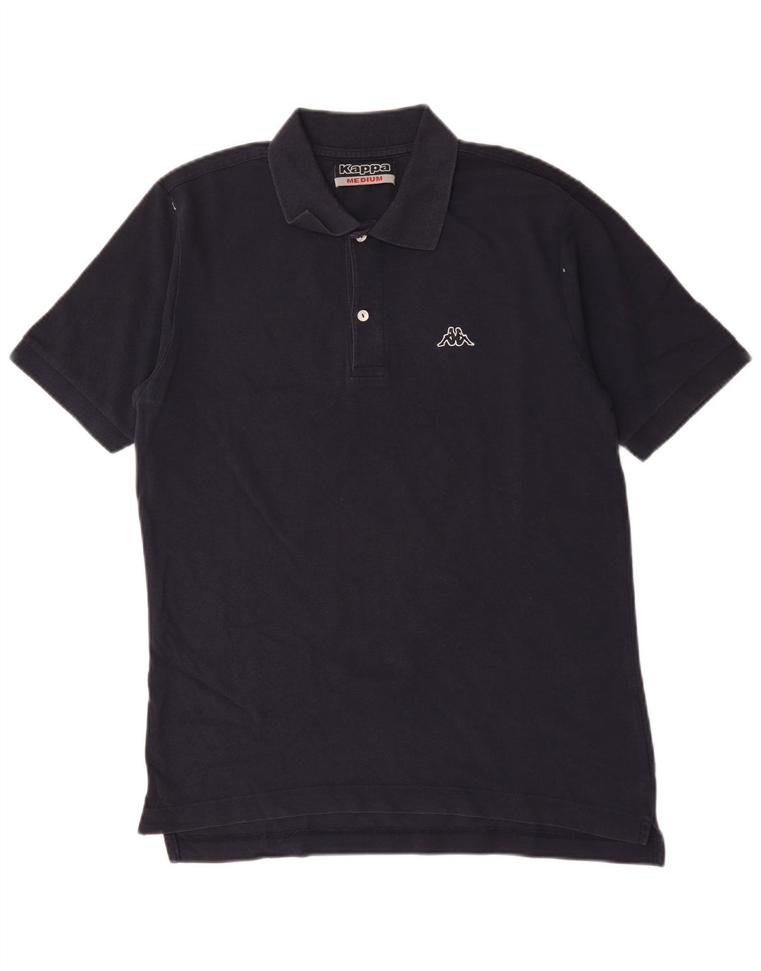 Camisa polo masculina Kappa de algodão azul marinho médio