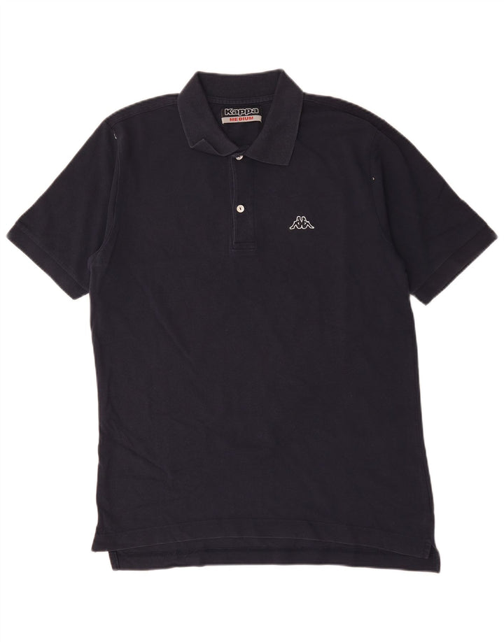 Camisa polo masculina Kappa de algodão azul marinho médio