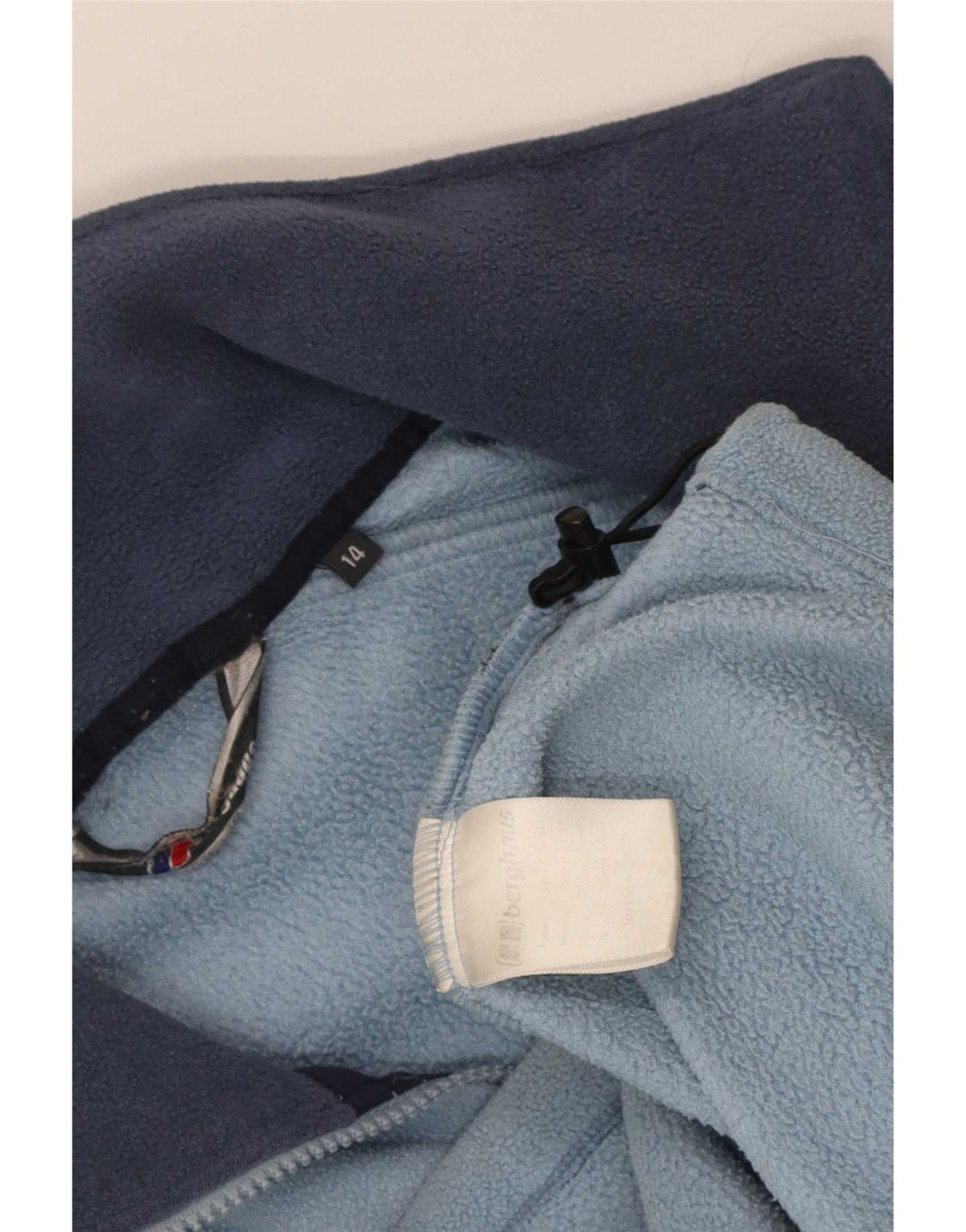 Jaqueta de lã grande feminina Berghaus UK 14 grande poliéster azul