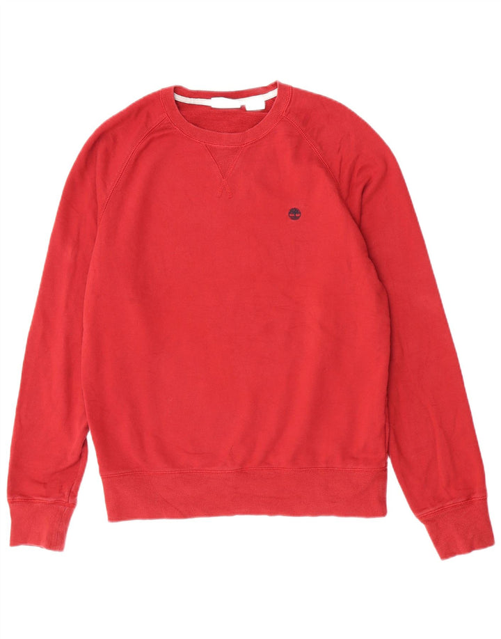 Timberland moletom masculino jumper médio algodão vermelho