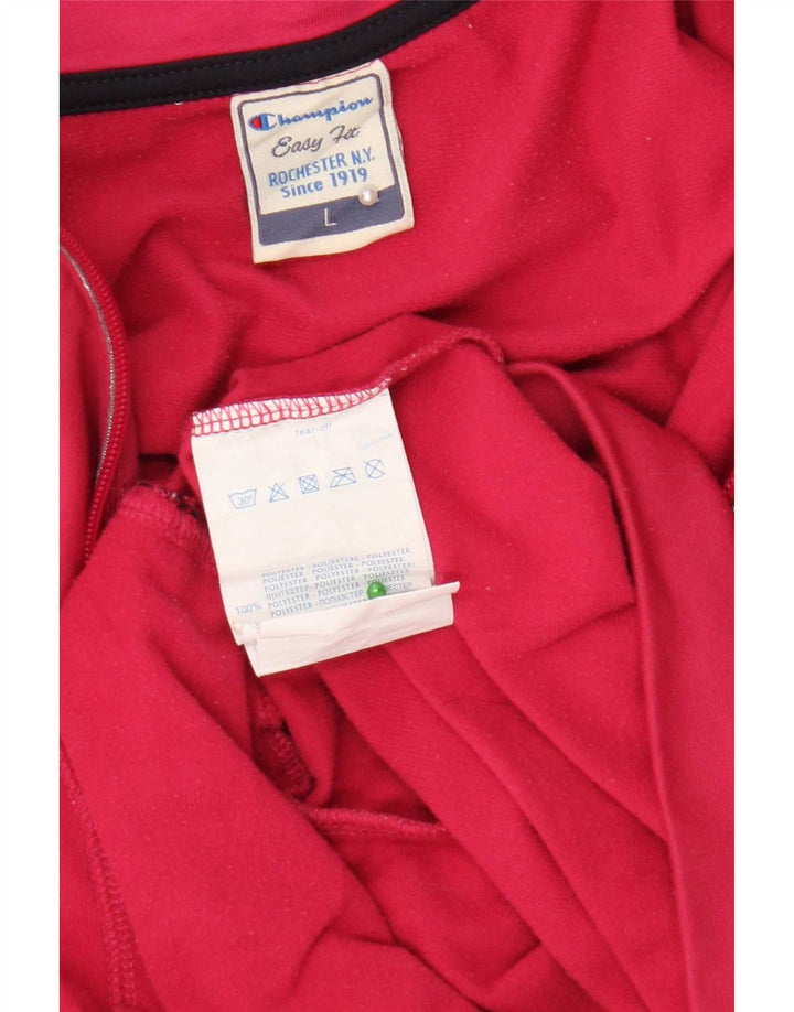 Jaqueta feminina Champion Easy Fit para treino UK 14 grande poliéster rosa