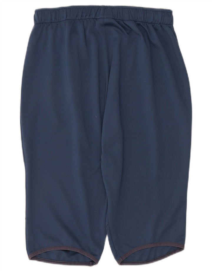Joma Bermuda masculina gráfica esportiva grande poliéster azul marinho