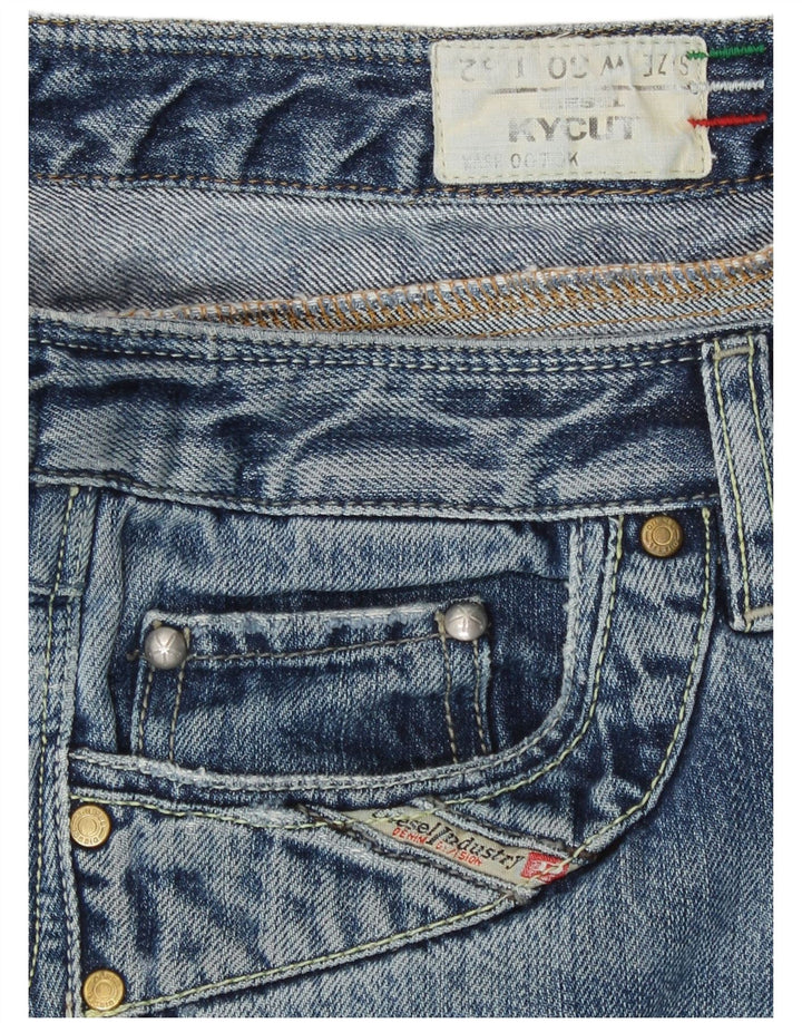 Diesel Feminino Kycut Straight Jeans W30 L32 Azul Algodão