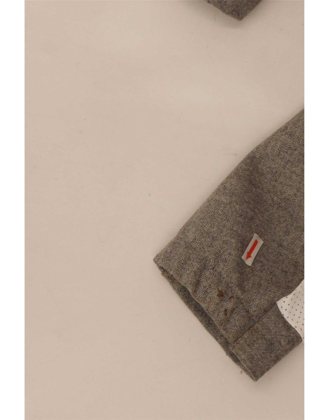 Jaqueta Bomber Adidas Feminina UK 12/14 Cinza Médio Colourblock Lã