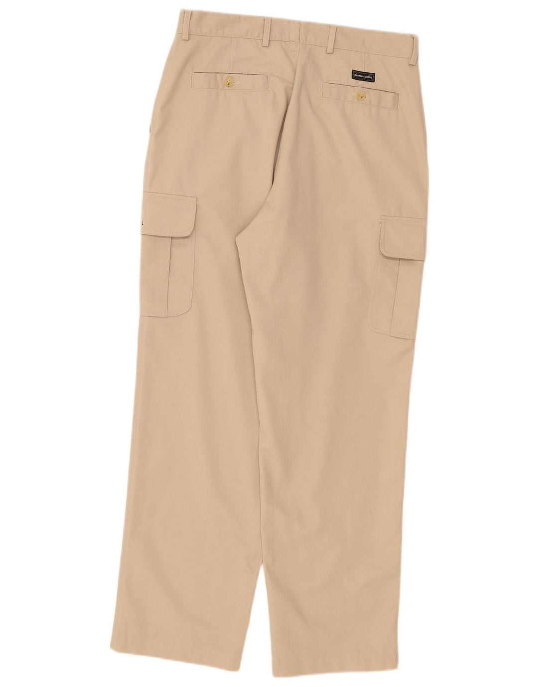 Calça cargo reta masculina Pierre Cardin W32 L31 bege