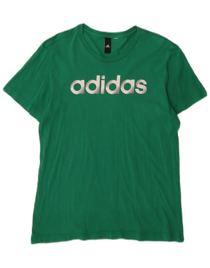 Camiseta Adidas Masculina Graphic Top Verde Médio