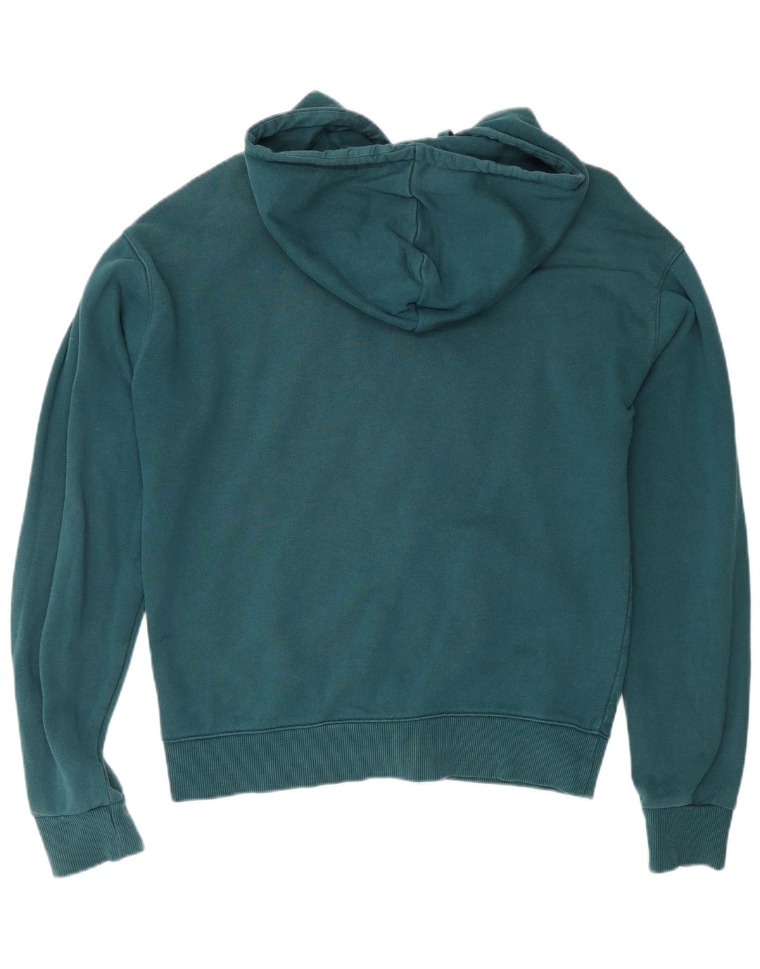 Suéter masculino com capuz e zíper REEBOK pequeno algodão verde