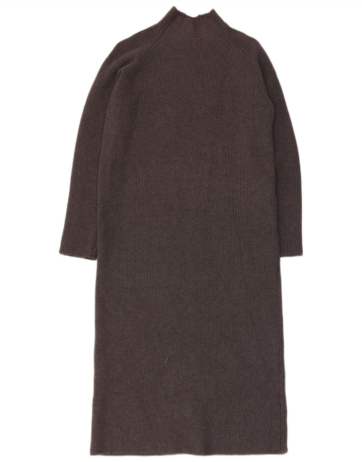 Vestido Jumper Feminino Zara Reino Unido 10 Pequeno Cinza