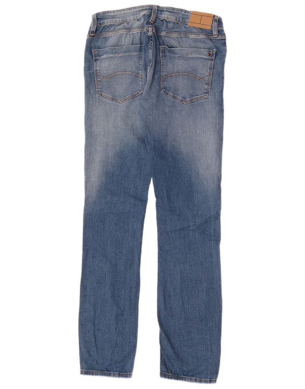 Tommy Hilfiger Meninos Jeans Slim 15-16 Anos W30 L32 Azul Algodão