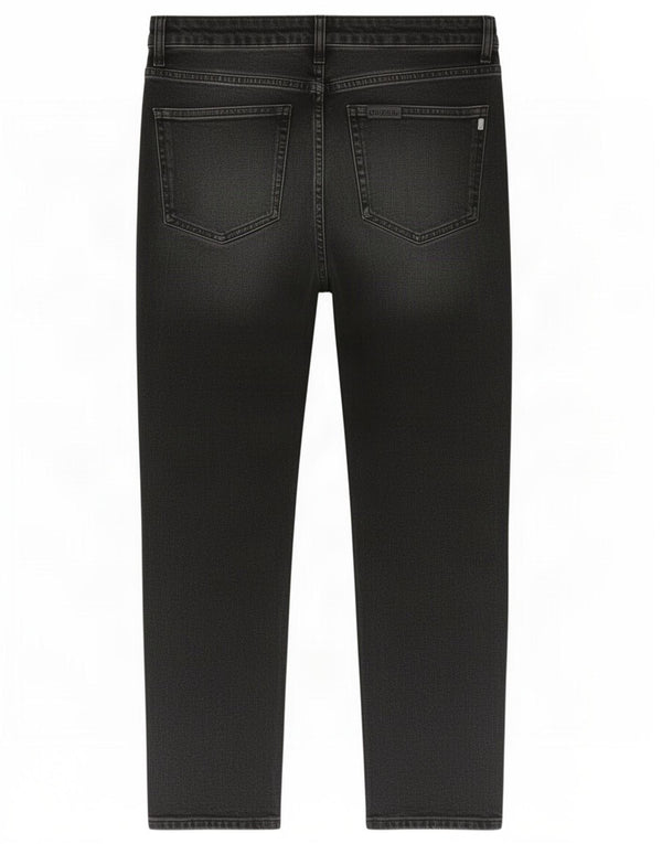 Calça jeans feminina cintura alta Zara EU 38 pequena W28 L27 preta
