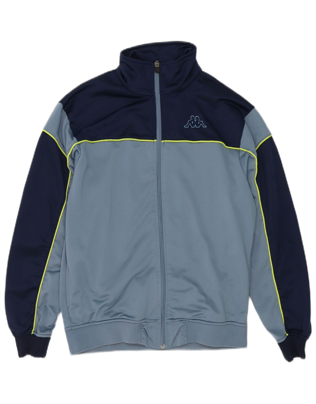 Kappa Mens Treino Top Jacket Small Blue Colourblock Poliéster
