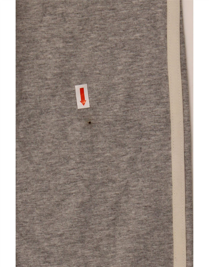 Leggings Adidas Femininas UK 8 Pequenas Cinza Flecked Algodão
