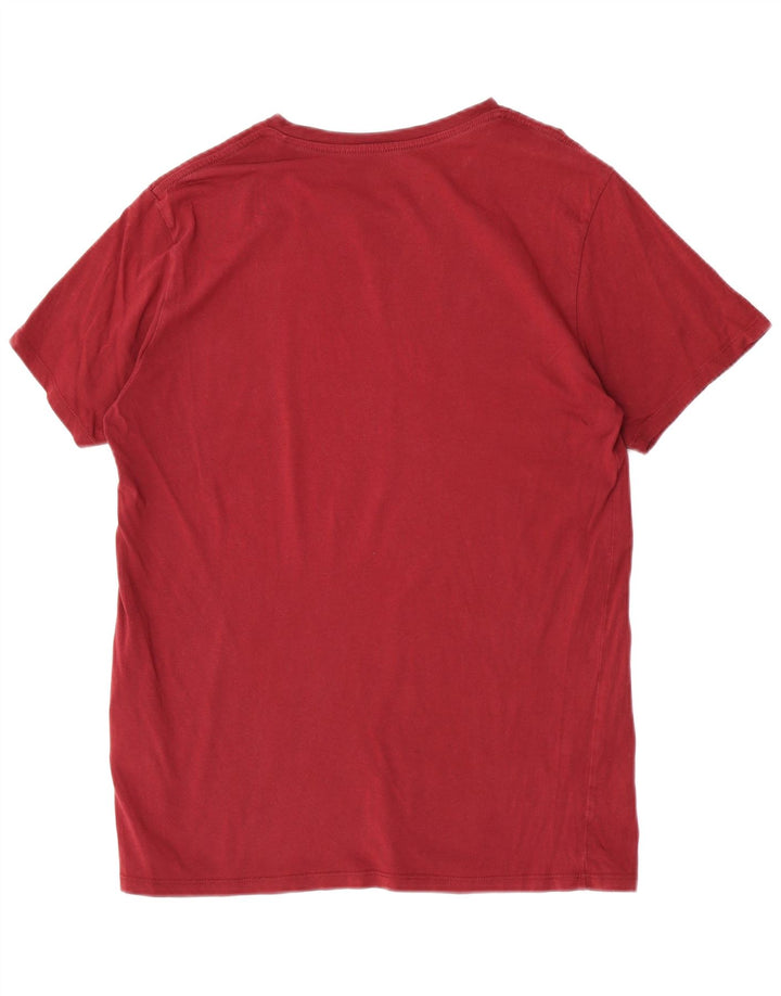 Camiseta gráfica masculina Levi's Top grande de algodão vermelho