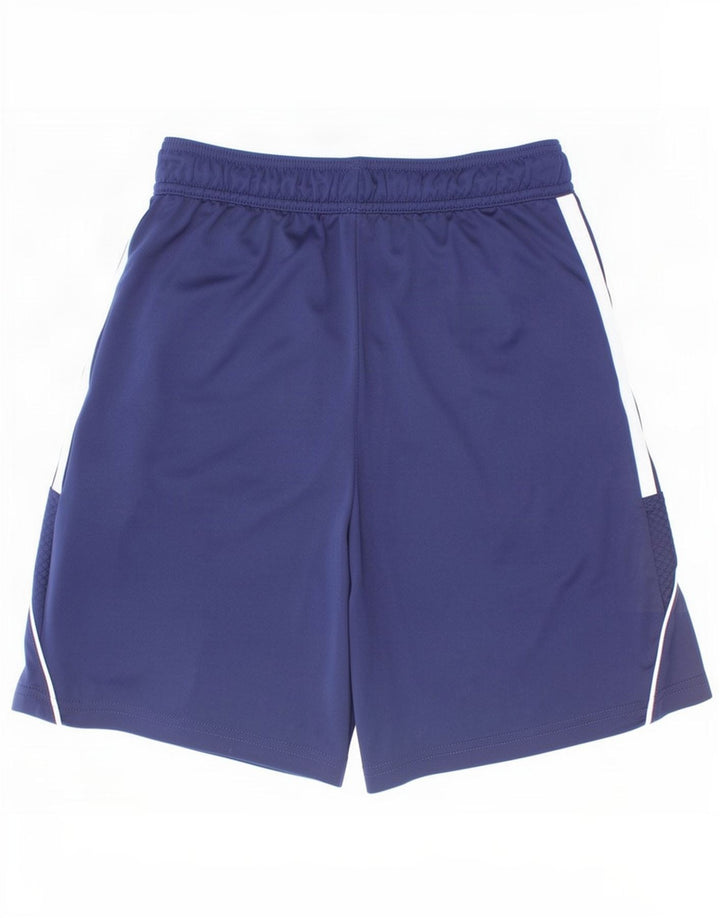 Shorts esportivos Adidas meninos 13-14 anos azul poliéster