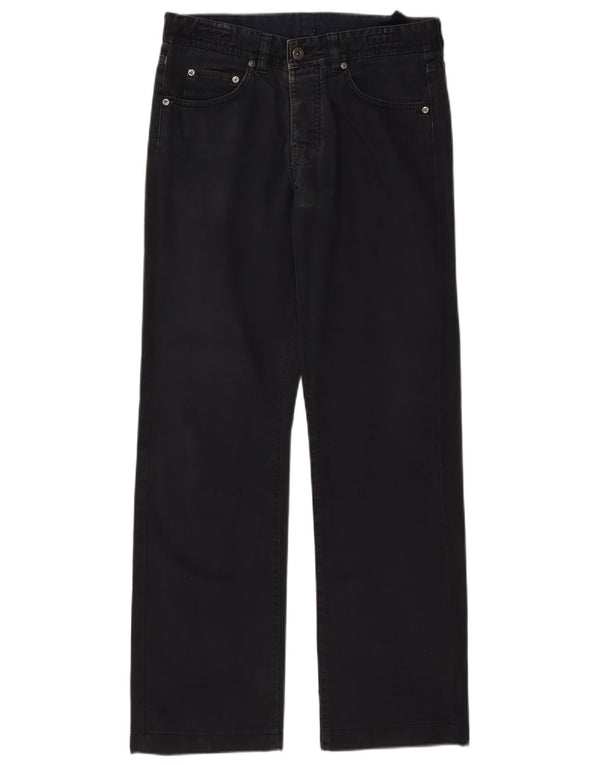 Jeans reto masculino Massimo Dutti EU 40 médio W31 L30 azul marinho algodão