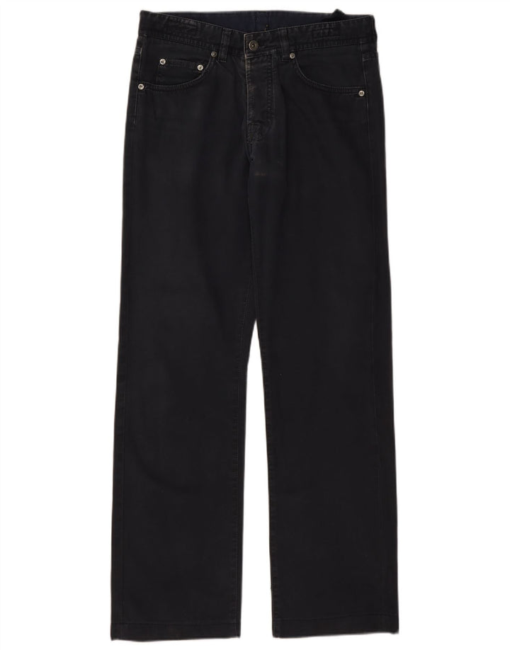 Jeans reto masculino Massimo Dutti EU 40 médio W31 L30 azul marinho algodão