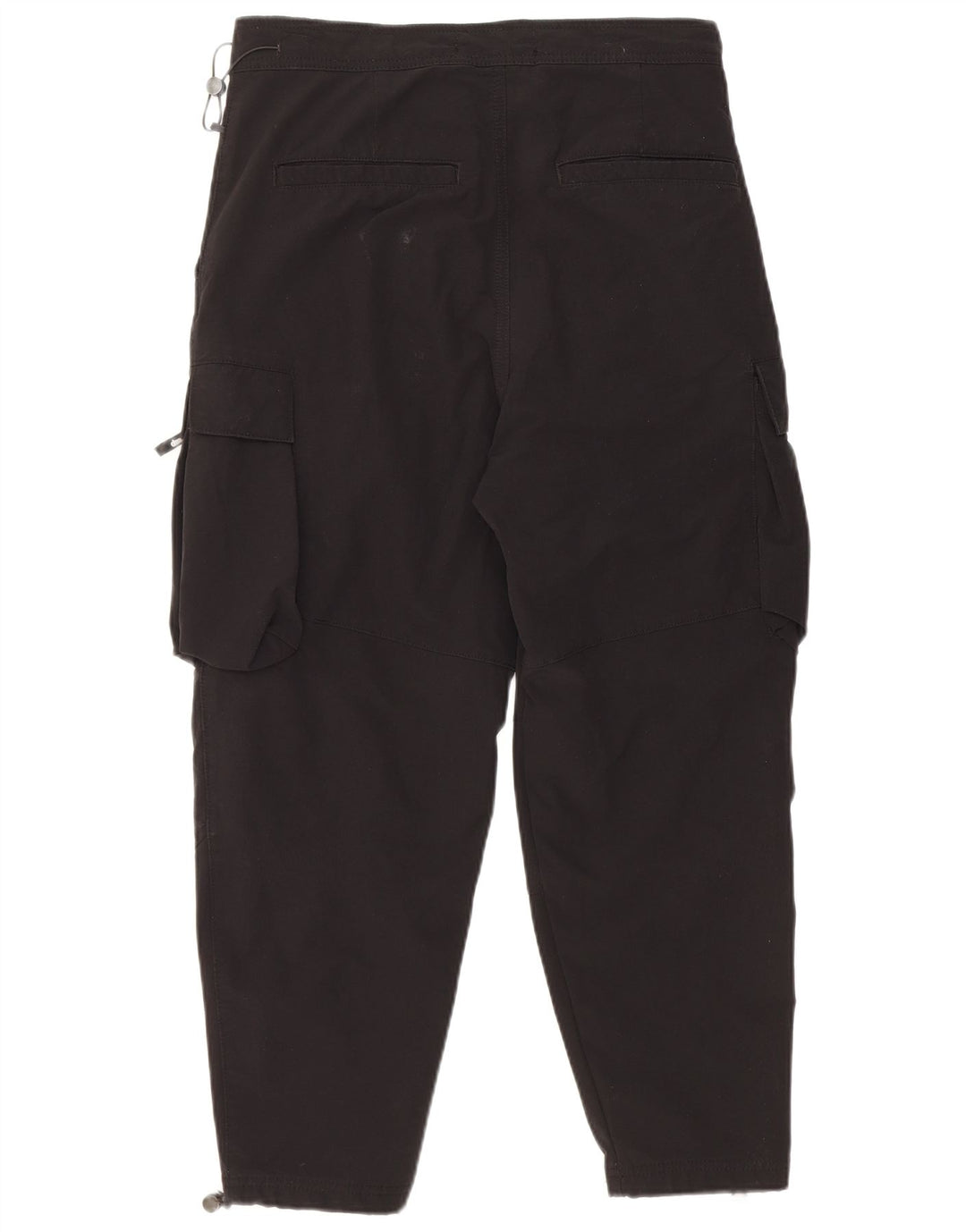 Calça cargo masculina Zara Crop Tapered média W32 L24 preta