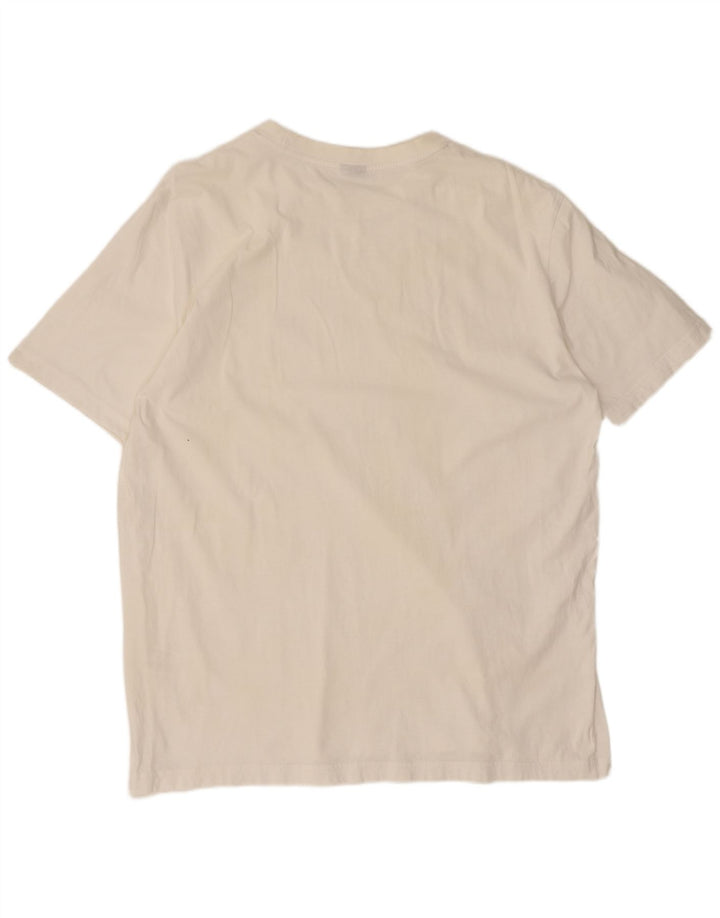 Camiseta masculina Hugo Boss Top XL algodão branco