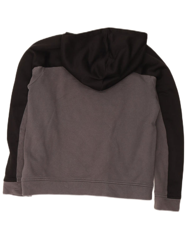 Suéter gráfico com capuz The North Face Boys 14-15 anos XL cinza colorblock