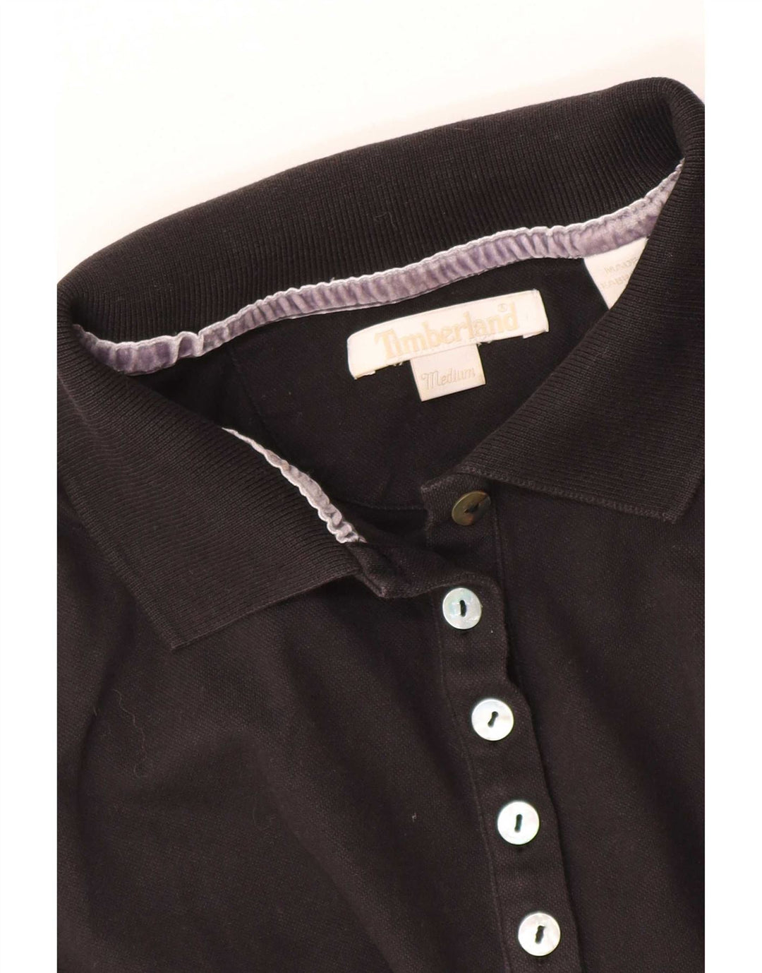 Camisa polo feminina Timberland UK 12 médio preto