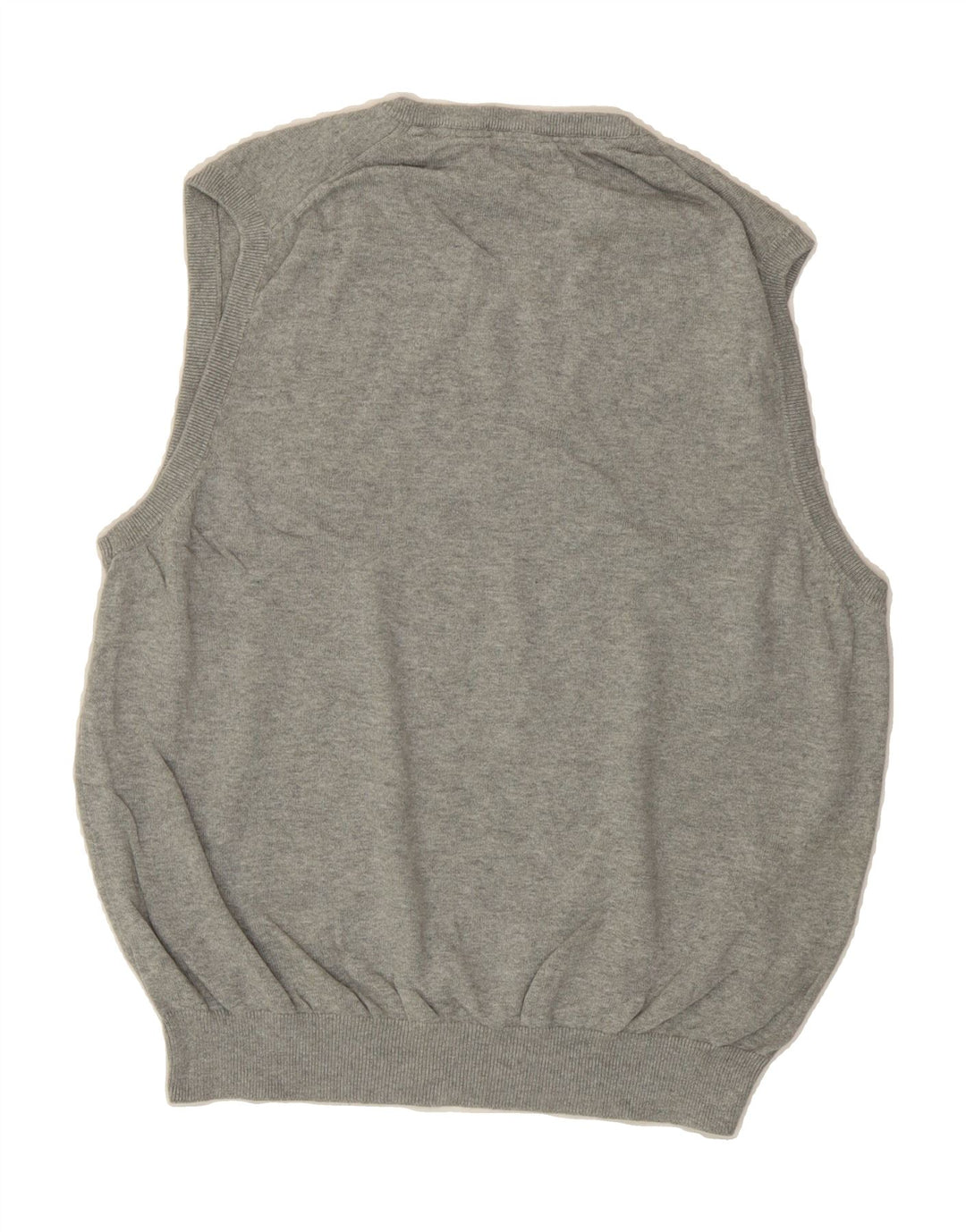 IZOD Mens Vest Tank Top Medium Grey Cotton Vintage Izod and Second-Hand Izod from Messina Hembry 