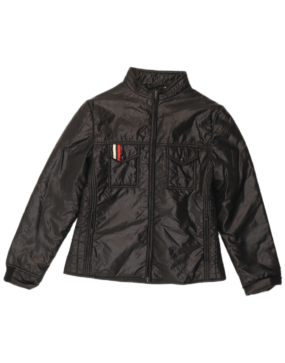 Jaqueta acolchoada feminina vintage IT 48 XL preta
