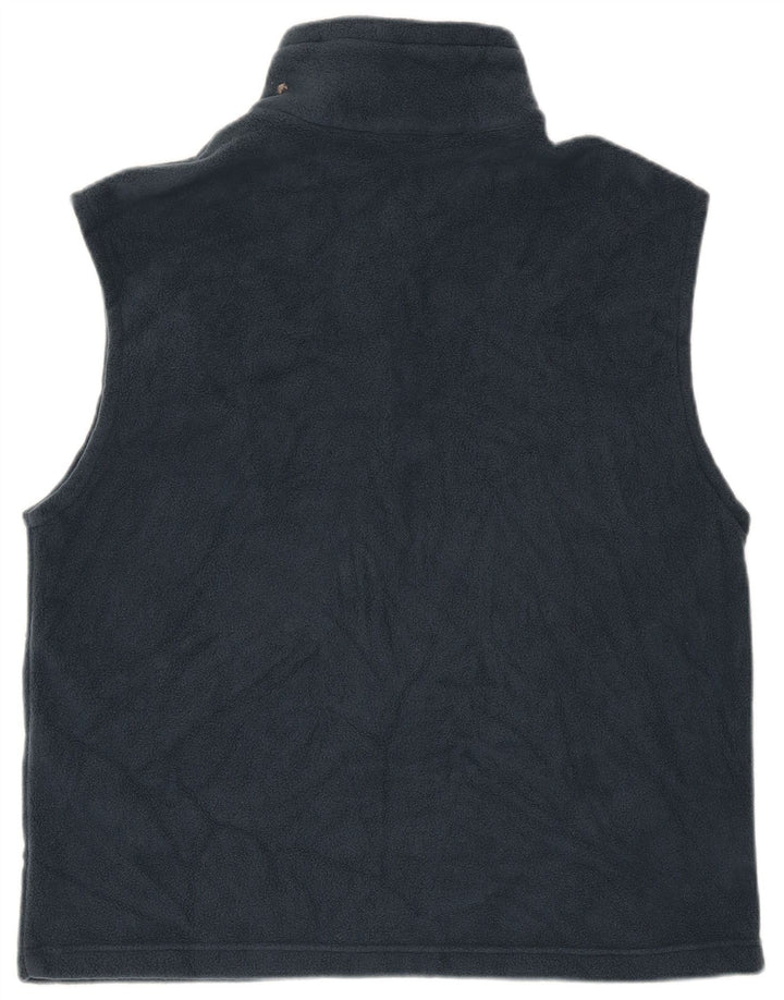 Columbia Mens Fleece Gilet UK 40 Grande Poliéster Azul Marinho