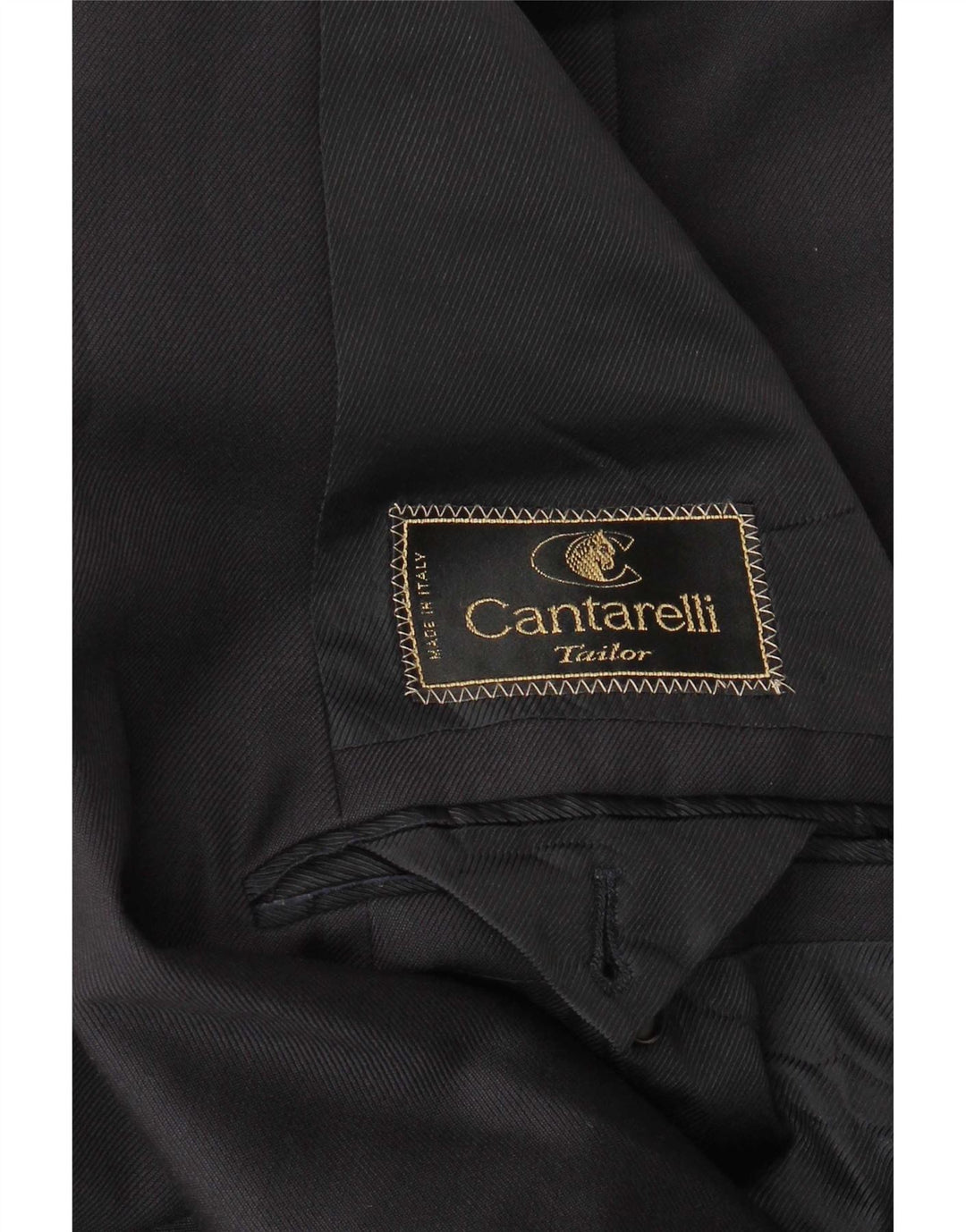 Jaqueta blazer masculina Cantarelli com peito duplo UK 40 grande preta