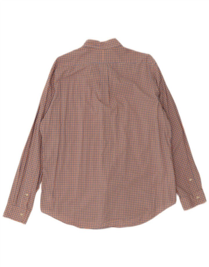 Camisa masculina Polo Ralph Lauren grande algodão guingão multicolorido