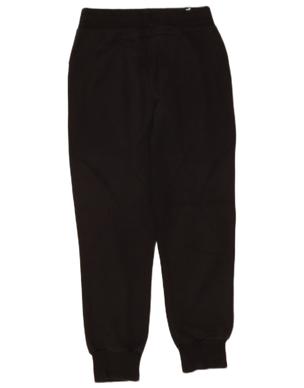 Calça de treino feminina Puma Joggers UK 6 XS algodão preto