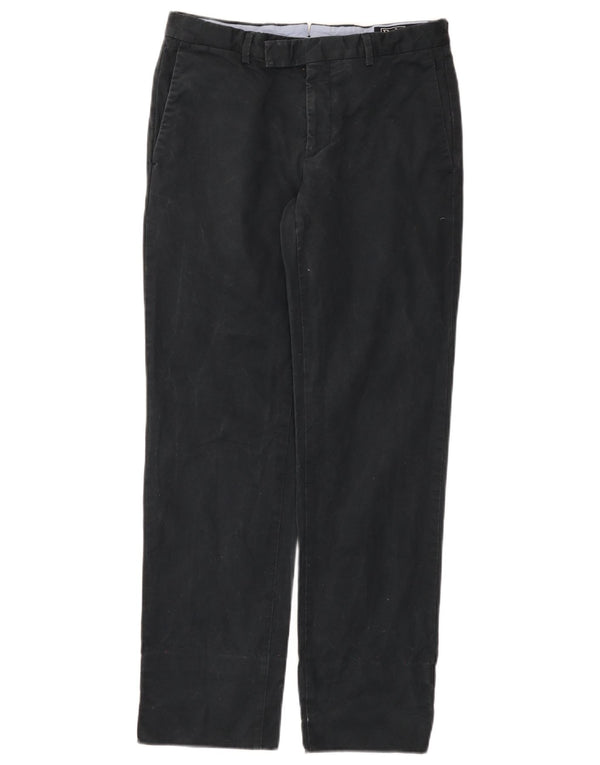 Polo Ralph Lauren Calça Chino Masculina Reta W30 L30 Azul Marinho Algodão