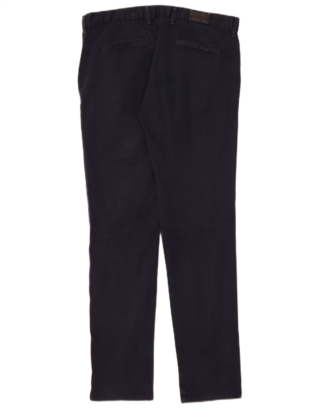 ZARA Mens Slim Chino Calças EU 40 Médio W31 L32 Azul Marinho