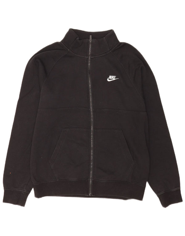 Nike Mens Treino Top Jaqueta Médio Algodão Preto