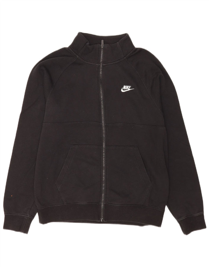 Nike Mens Treino Top Jaqueta Médio Algodão Preto