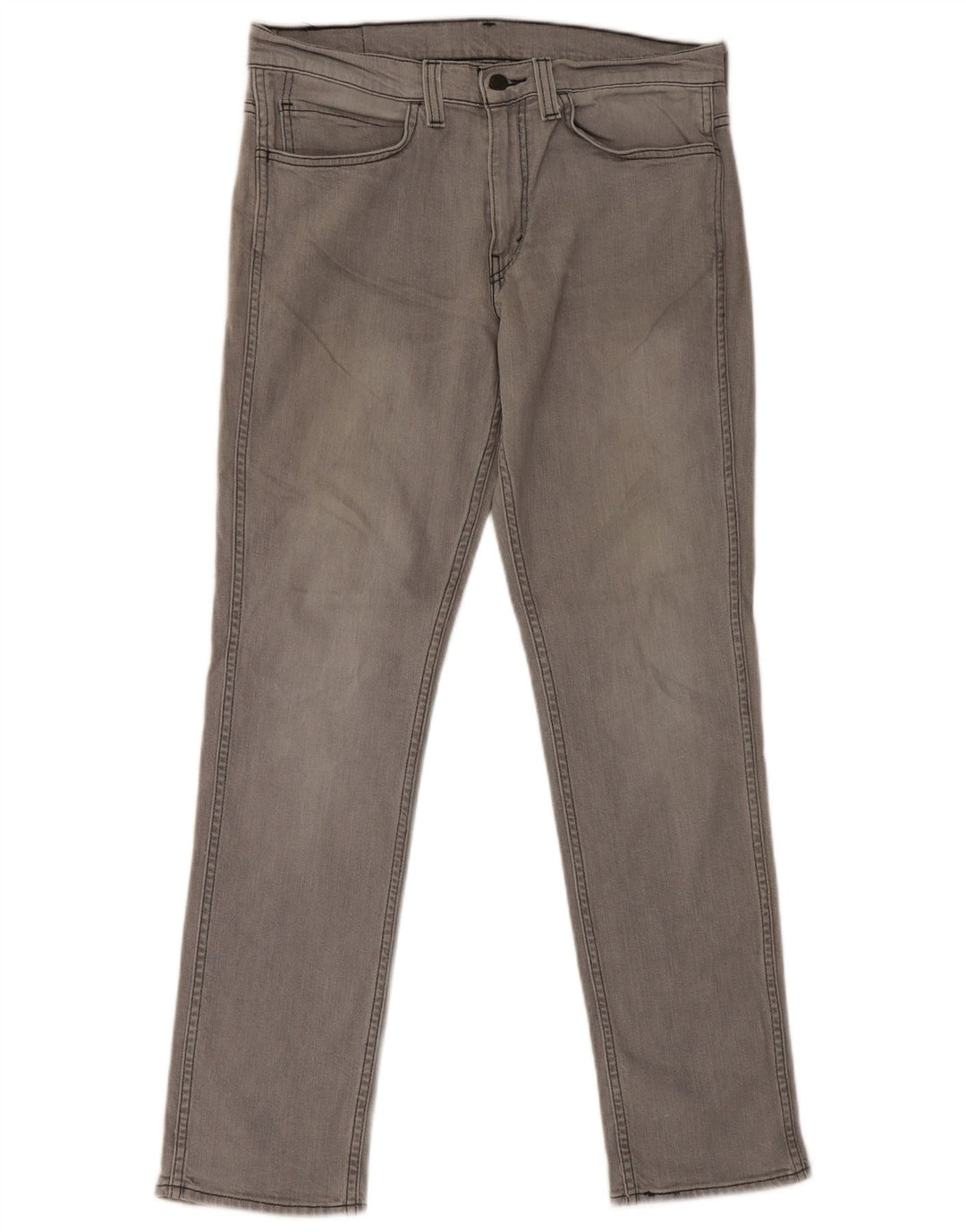 Calça jeans masculina Levi's 511 Tapered Slim W34 L32 cinza algodão