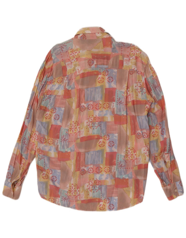 Camisa masculina Azzurra XL patchwork multicolorido