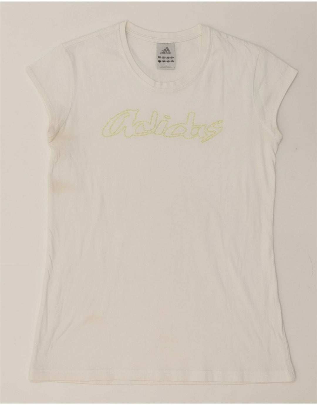 Camiseta ADIDAS Meninas Graphic 15-16 Anos Algodão Branco