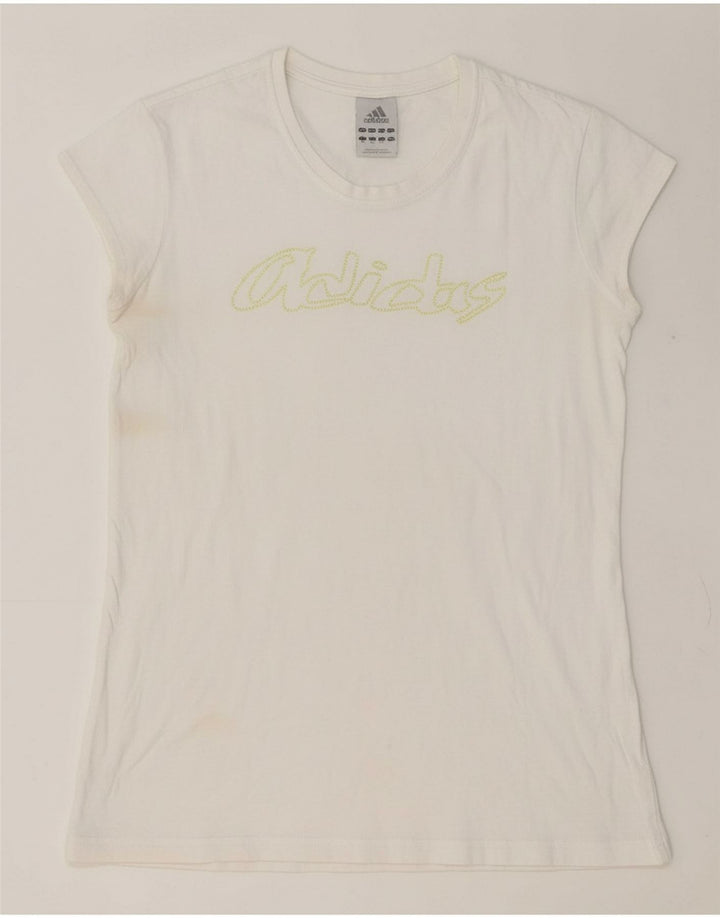 Camiseta ADIDAS Meninas Graphic 15-16 Anos Algodão Branco