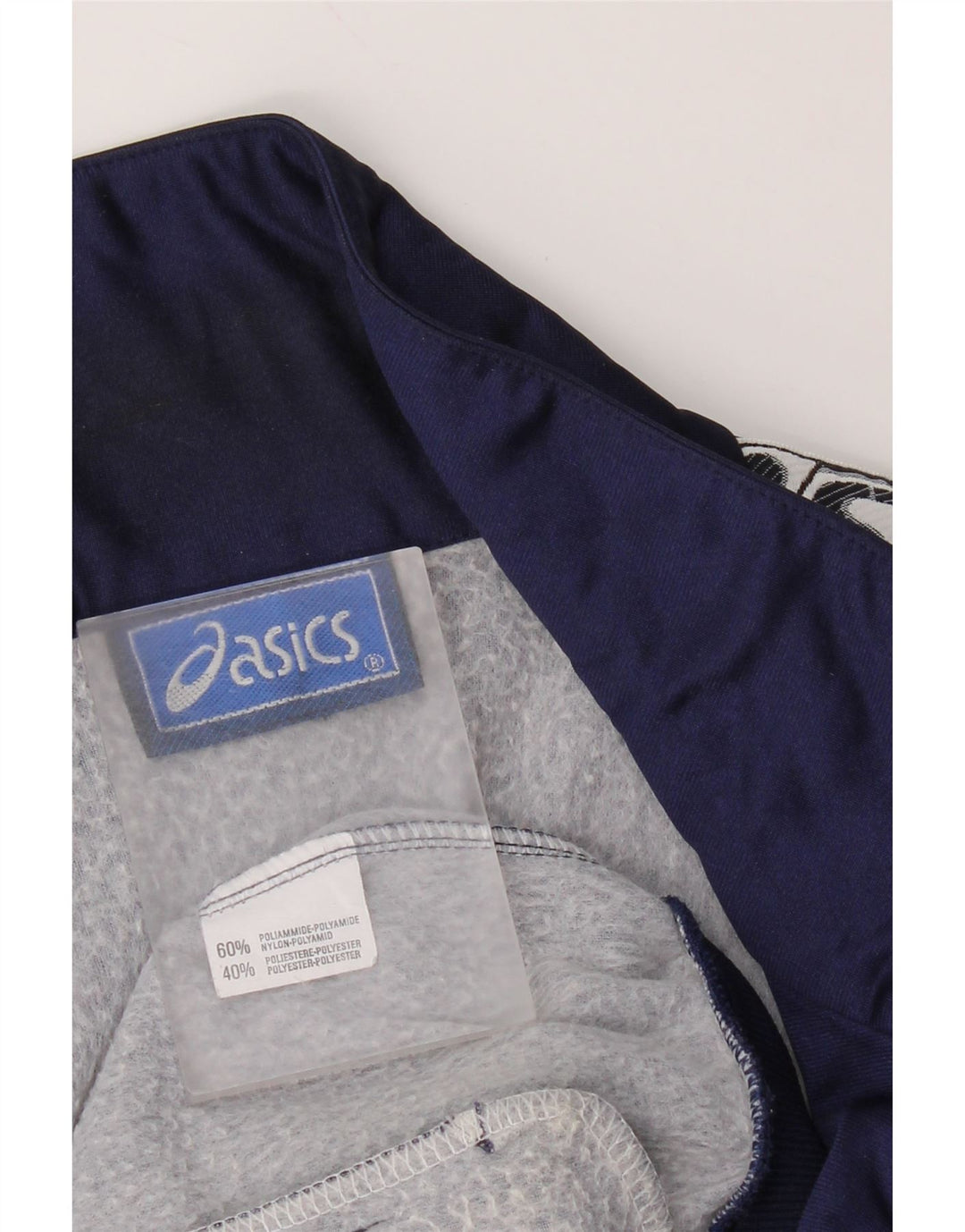 Jaqueta Asics Masculina Graphic Tracksuit Top Médio Azul Marinho Colorblock Sports