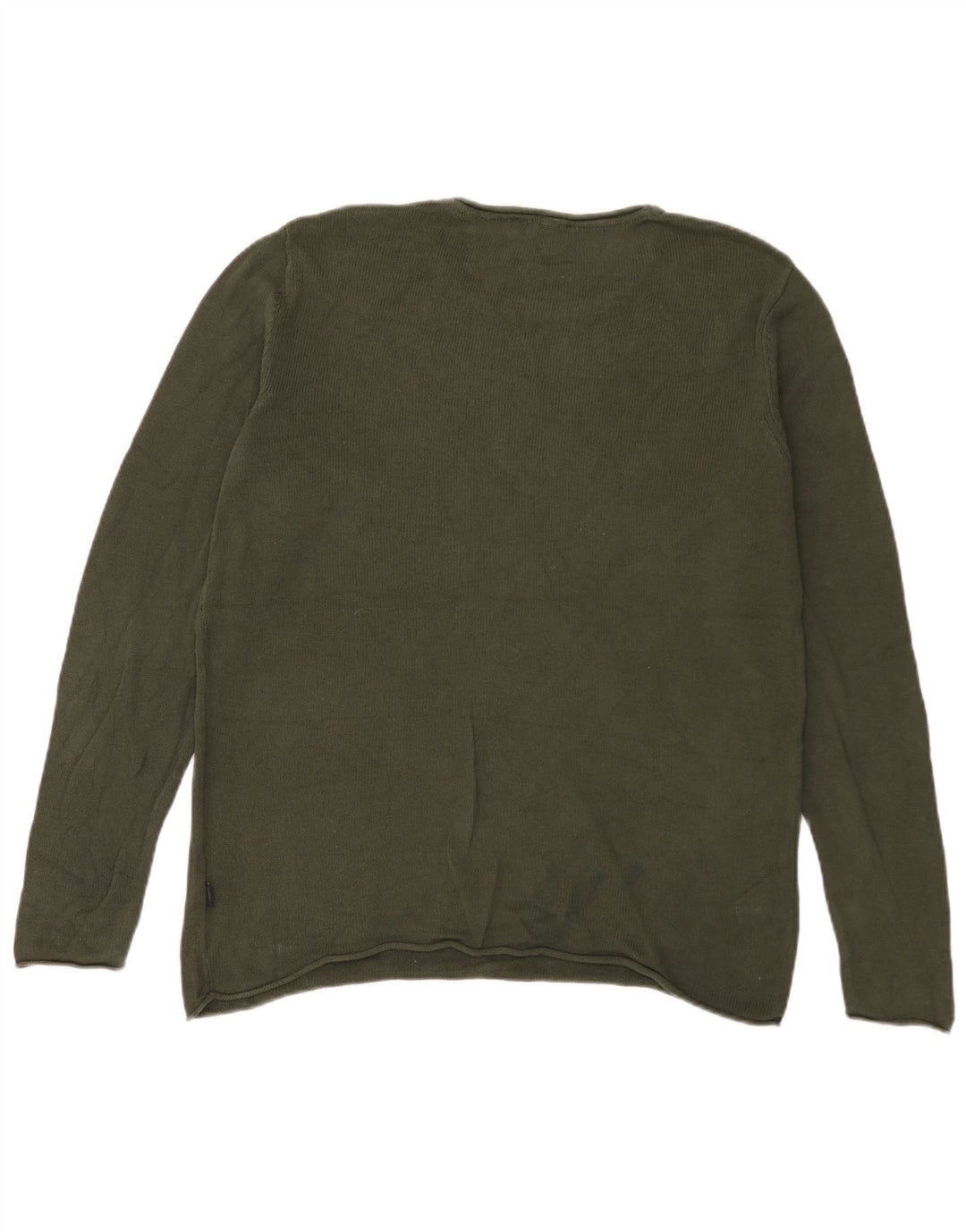 Suéter masculino Jack & Jones com gola redonda grande verde