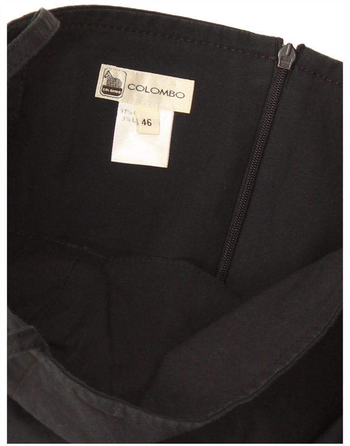 Vestido de verão feminino Colombo IT 46 grande algodão preto