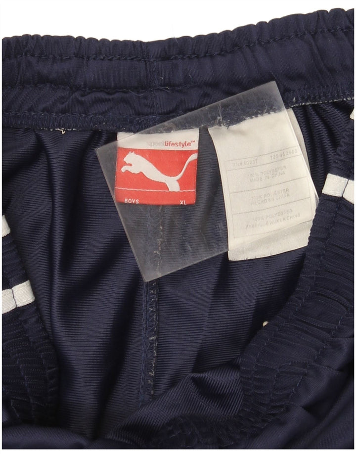 Shorts esportivos Puma meninos 13-14 anos XL azul marinho poliéster