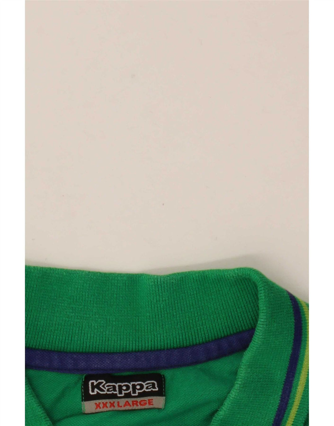 Camisa polo masculina Kappa 3XL listrada verde