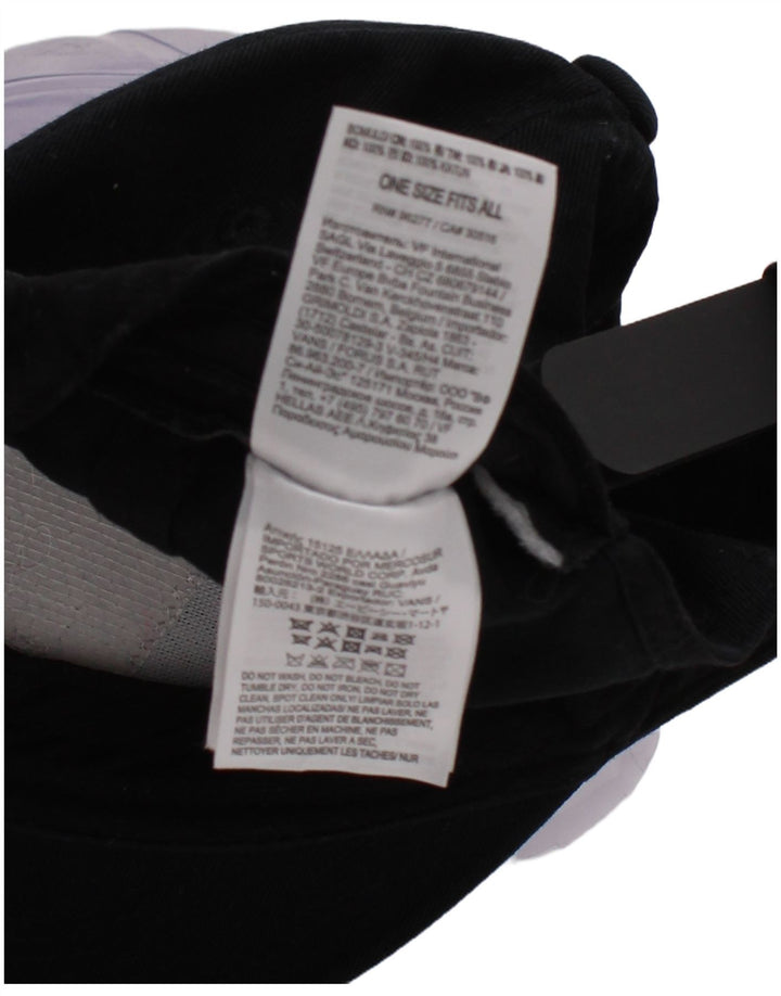 Boné de beisebol gráfico masculino Vans tamanho único algodão preto