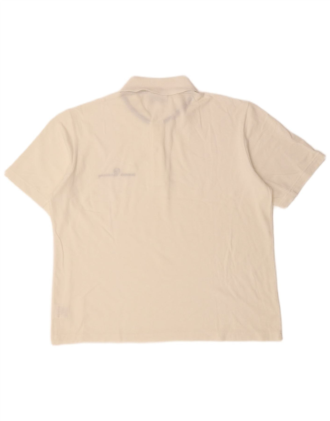 SERGIO TACCHINI Camisa polo masculina XL algodão branco