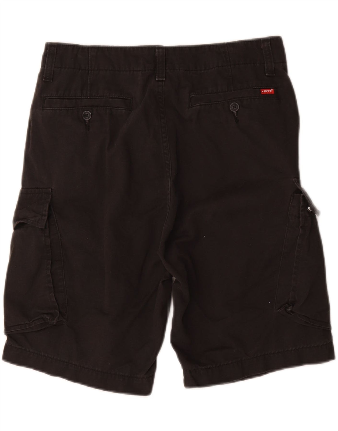 Shorts cargo masculino Levi's W30 médio preto algodão