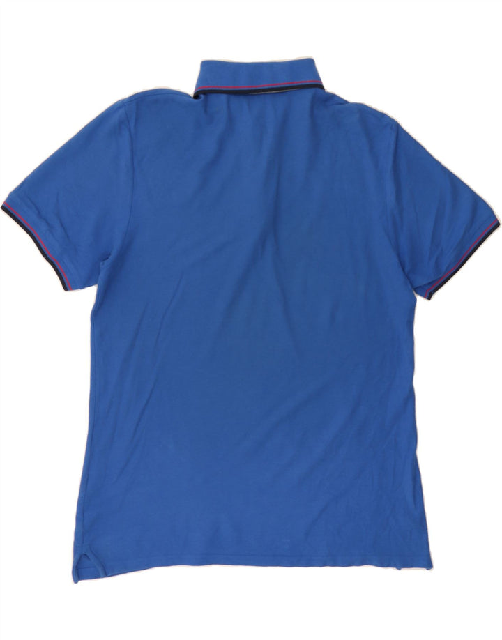 CARRERA Mens Classic Fit Polo Shirt XL Blue Cotton Vintage Carrera and Second-Hand Carrera from Messina Hembry 